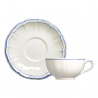 Gien Fayencerie Filets Bleus Breakfast saucer 18 cm